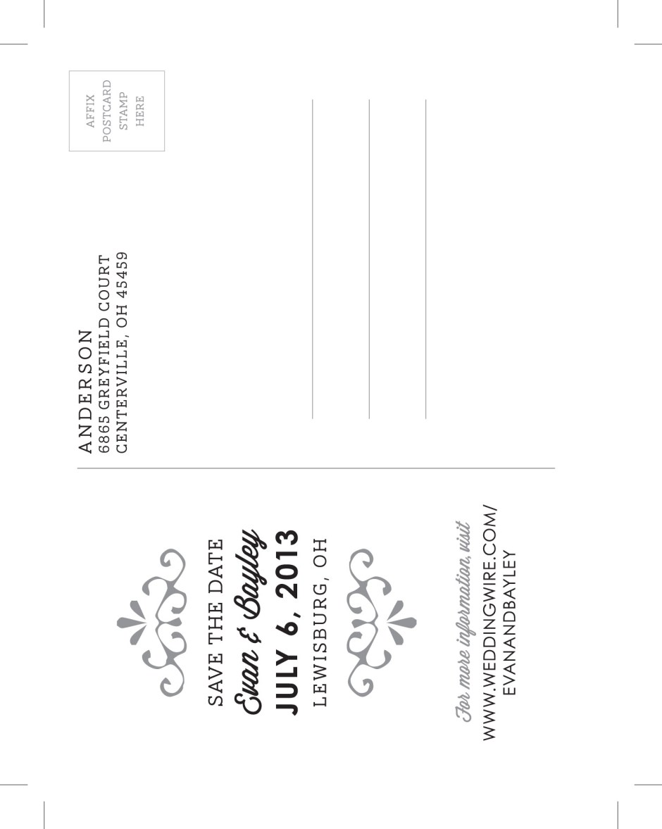 B + E Save the Date Design 2-3-2